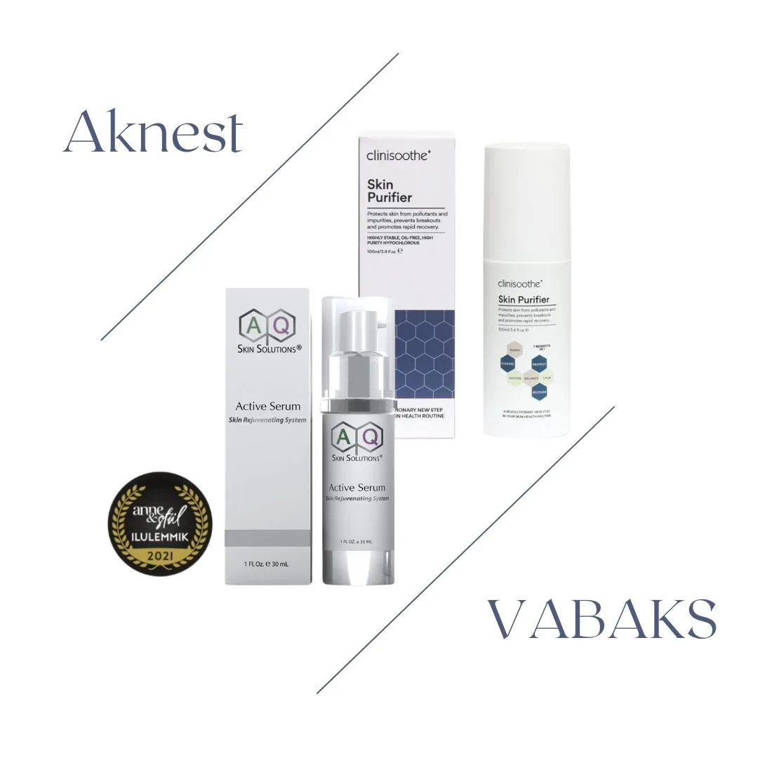 Skin Purifier sprei tundlikule ja probleemsele nahale 100 ml + EGF näoseerum AQ Active Serum