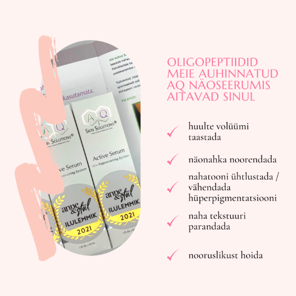 Noorendav näoseerum AQ Active Serum , 30 ml